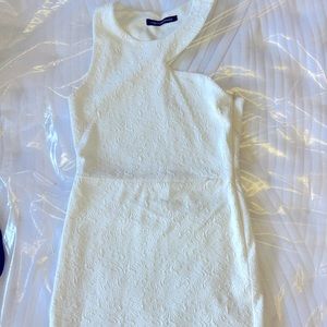 Foreign exchange white dress